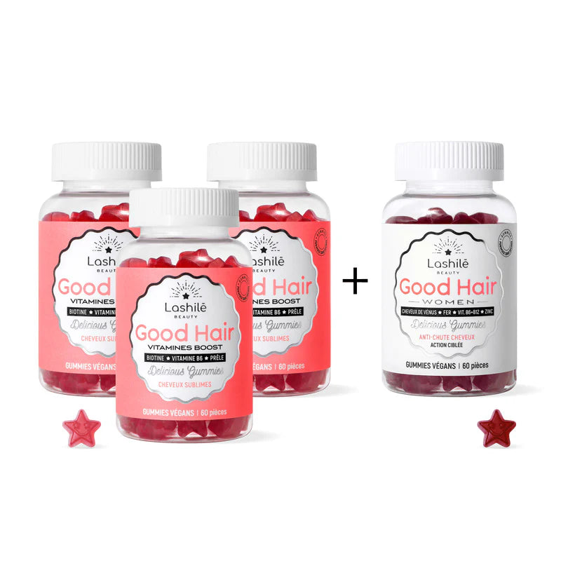 Pack 3 Good Hair + 1 Good Hair Women - Lashilé Beauty