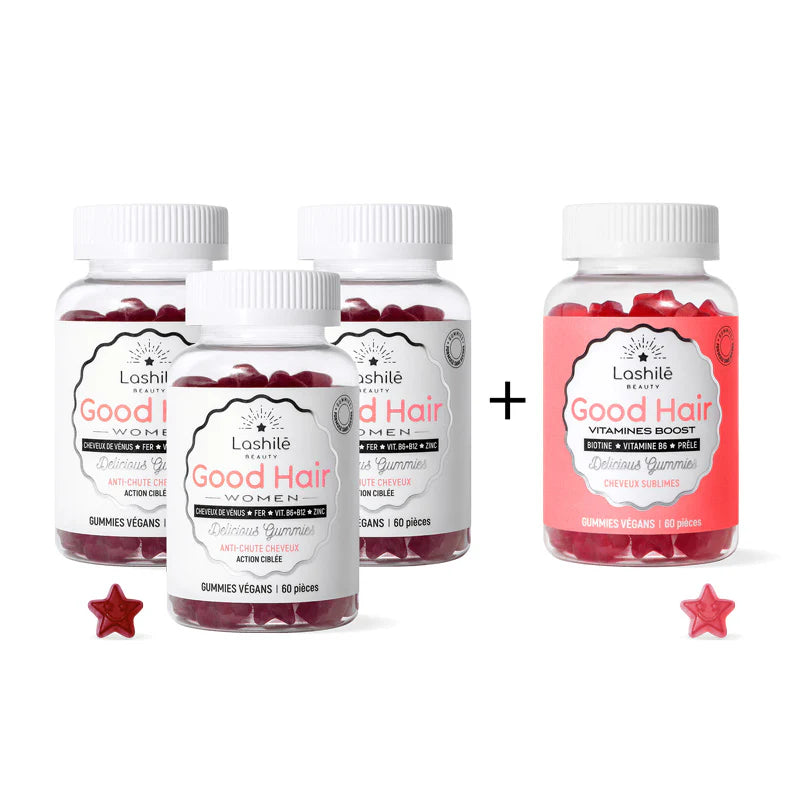 Pack 3 Good Hair Women + 1 Good Hair - Lashilé Beauty
