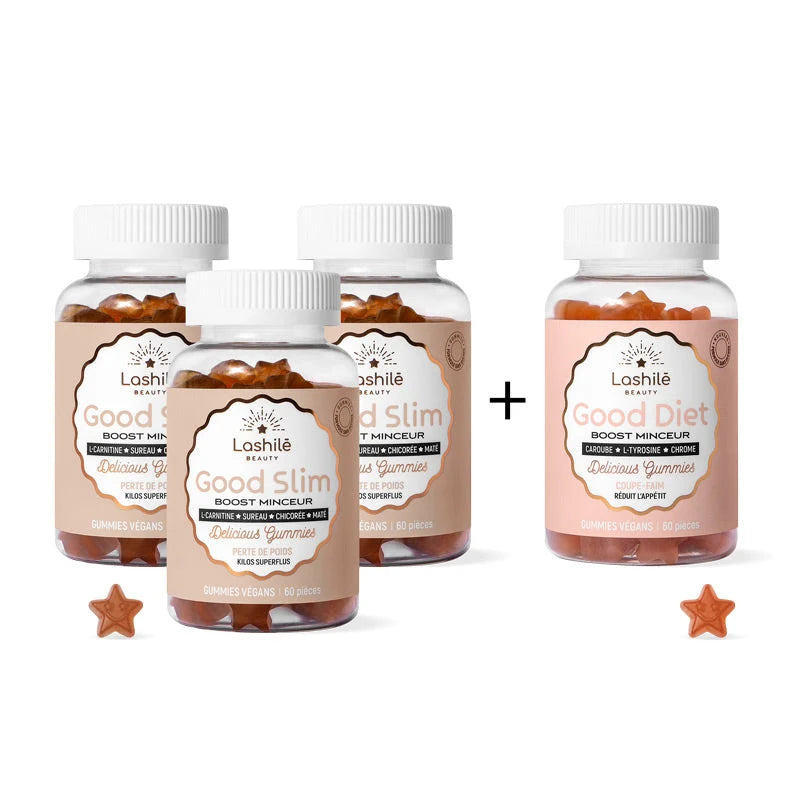 Pack 3 Good Slim + 1 Good Diet - Lashilé Beauty