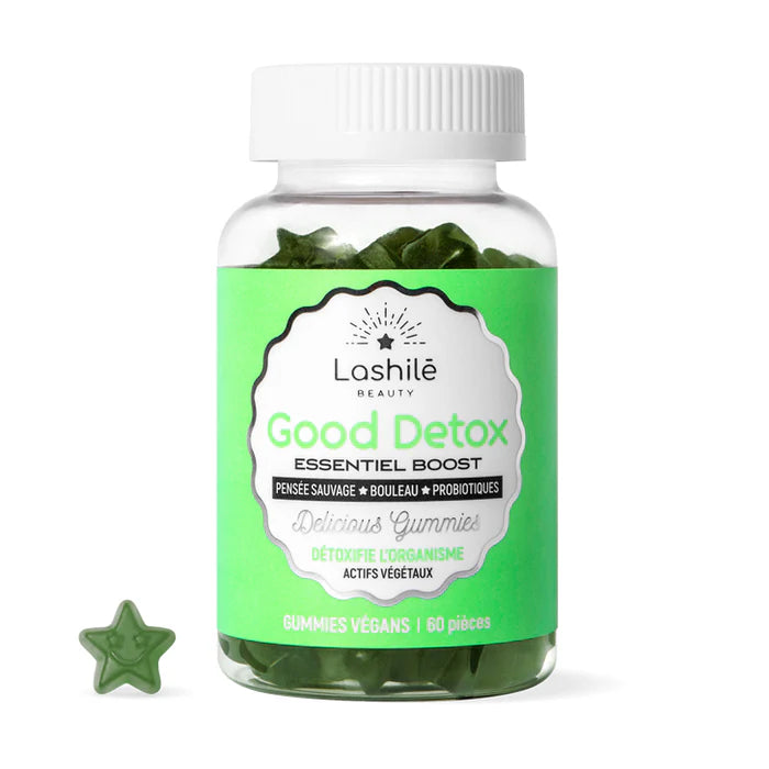 Gummies Good Detox Essentiel Boost Lashilé Beauty - Détoxifie l'Organisme Pensée Sauvage Bouleau Probiotiques