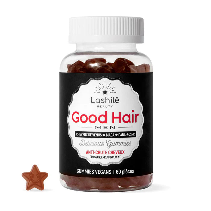 Gummies Good Hair Men - Anti-chute cheveux croissance et renforcement