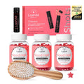 Pack Boost Pousse Cheveux 3 Good Hair + Shots + Brosse - Lashilé Beauty