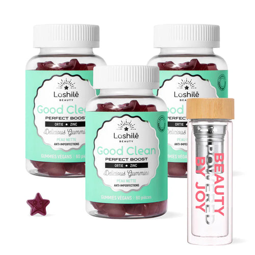 Gummies Good Clean Pack X3 avec bouteille infuseur Beauty Powered By Joy