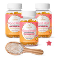 Gummies Good Hair Pack X3 Édition Tropical avec brosse bambou