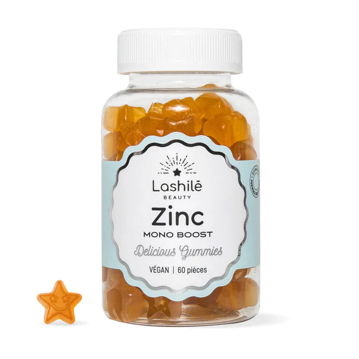 Gummies Zinc Mono Boost Lashilé Beauty - Immunité et Peau Nette